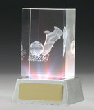 Soccer - 3D Crystal Award