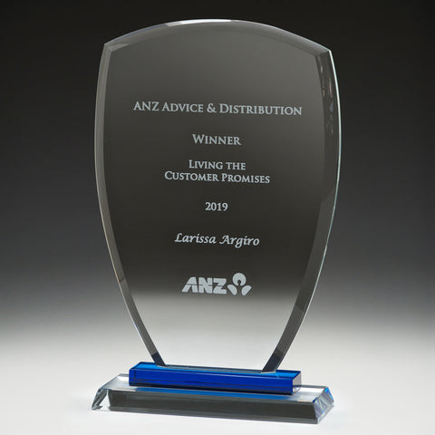 Blue Shield Glass - GB390