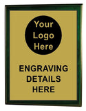 Green Timber Plaque