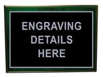 Green Timber Plaque