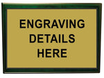 Green Timber Plaque