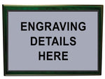 Green Timber Plaque