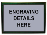 Green Timber Plaque