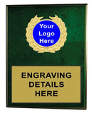 Green Timber Plaque