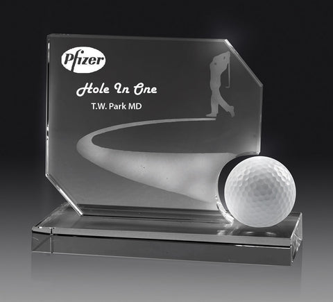 Golf Ball Platform Glass