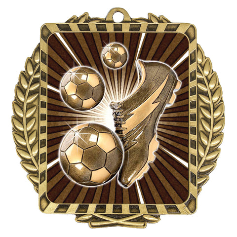 Soccer - Lynx Wreath Medal (Theme)