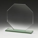 Octagon Jade Glass - W521