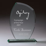 Jade Crescent Glass - W768